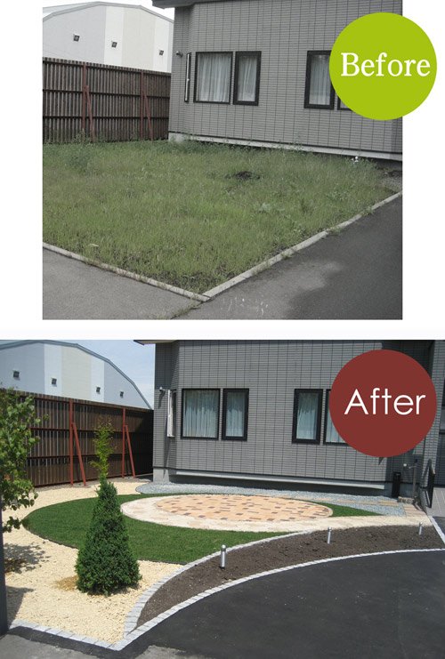 庭・Before & After / ガーデンデザイン・2