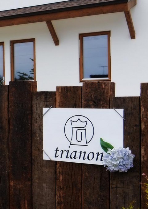 Cafe trianon の庭