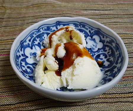 「アイスにかけるしょうゆ」を♪