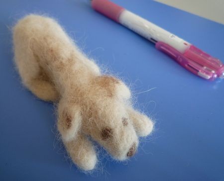 愛犬の抜け毛を・・