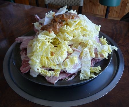 足寄の大阪屋食堂でみそジンギスカン