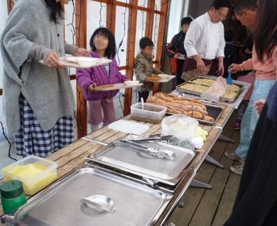 親子で楽しい朝食会