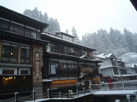 山形　銀山温泉に