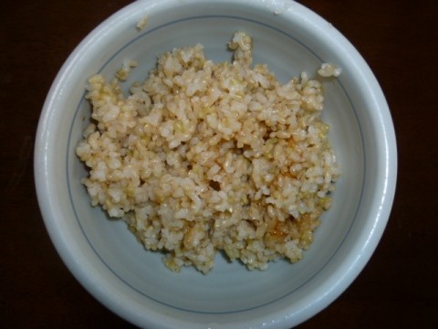 しばらくは玄米かな