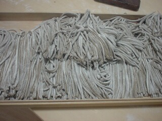 じいちゃんの蕎麦打ち