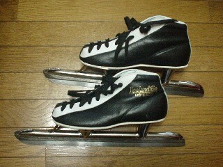 スケートの紐縛り