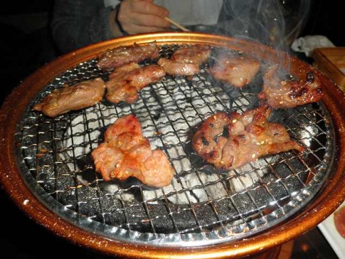 羅山で焼肉