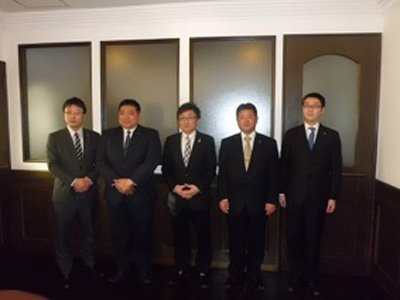 2014年度 三役官公庁並びに新聞社訪問 【2013/12/9報告】