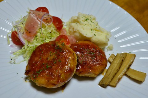 大豆で肉料理研究中。。。