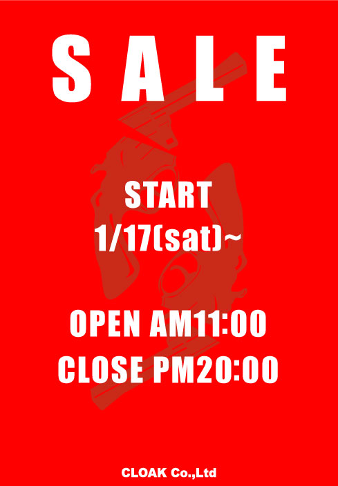 注目のSALE START!!!