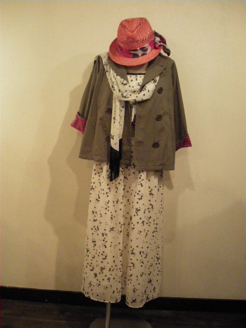 ロマンチックな星型マキシ丈ワンピース～♪