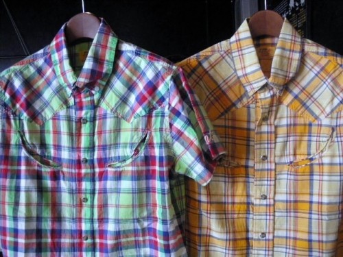 マドラスチェックシャツ♪♪