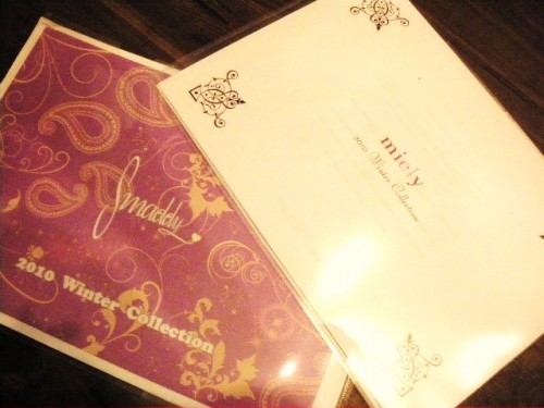 Smaddy,miely冬物受注会開始♪