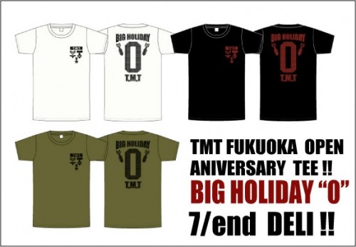 TMT FUKUOKA OPEN ANNIVERSARY TEE  発売決定！！