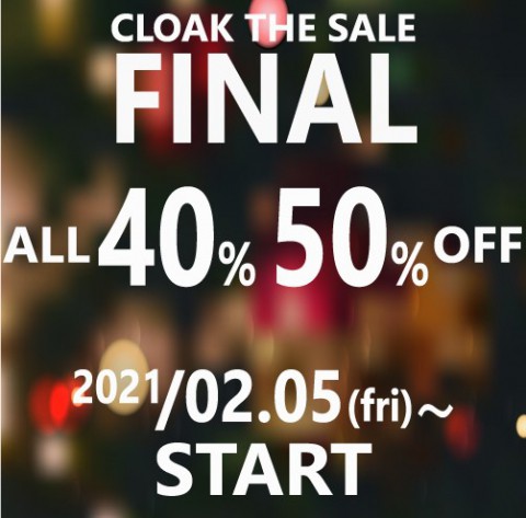 【FINAL SALE】早い者勝ちです!!!