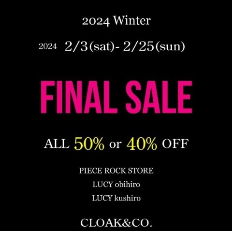 FINAL SALE!!!!