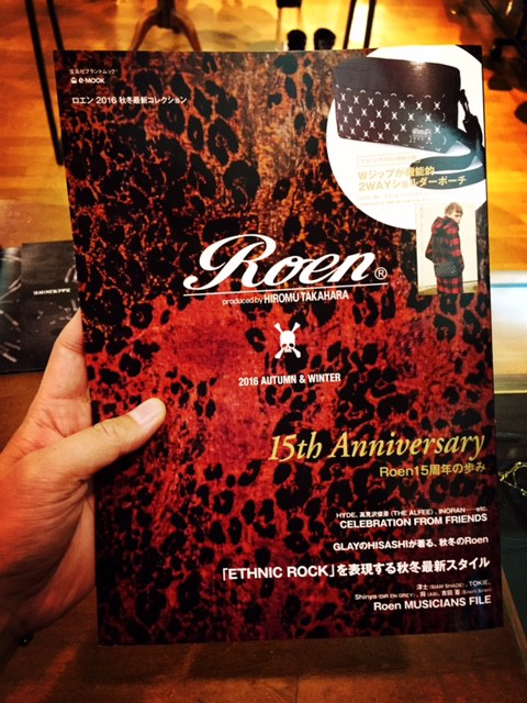 ROEN 2016 AW MOOK。15th Anniversary