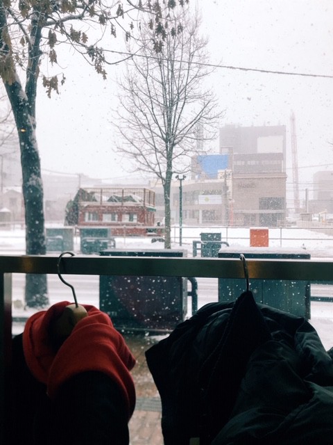 雪。