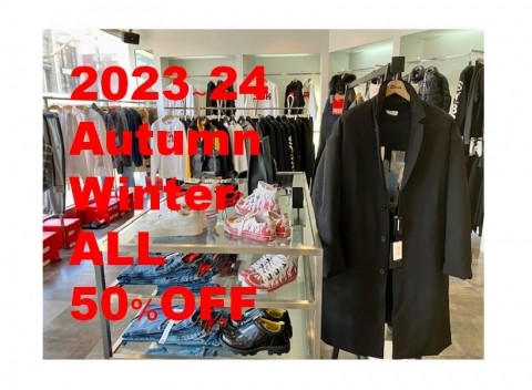 秋冬物50%OFF‼