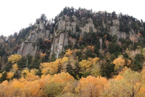 今日で層雲峡の紅葉は終わりです。