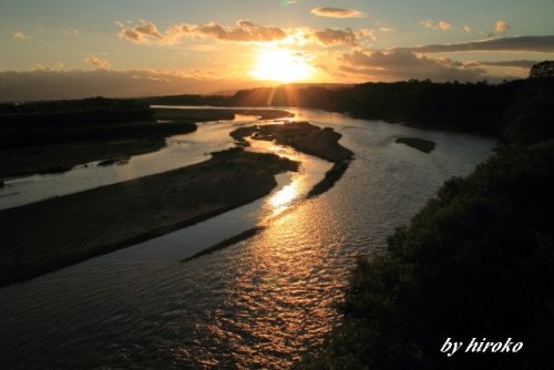 鈴蘭大橋から見た美しい夕景