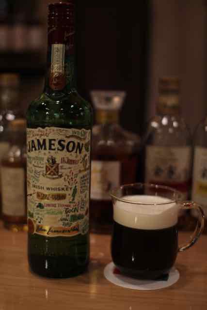 特製の「アイリッシュコーヒー」大好評です!