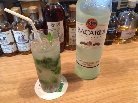 モヒート始まってますよ。