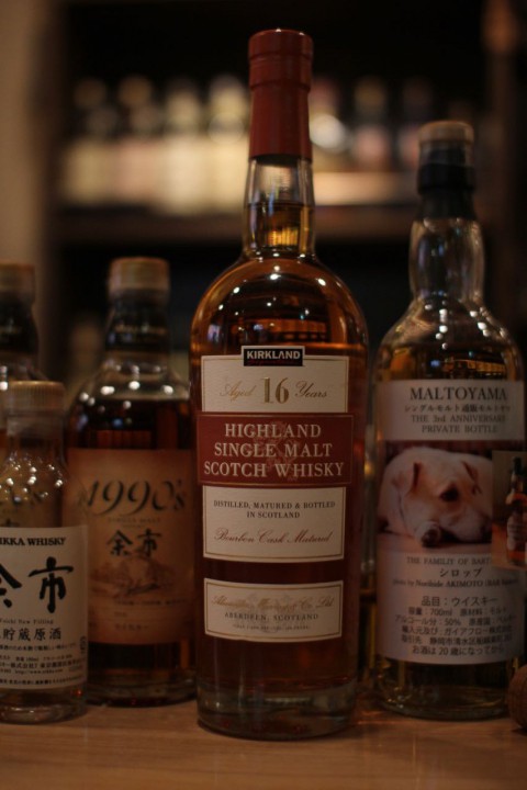 こんなのあります「KIRKLAND HIGHLAND SINGLE MALT SCOTCH WHISKY 16年」