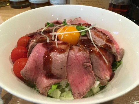 ローストビーフ丼!