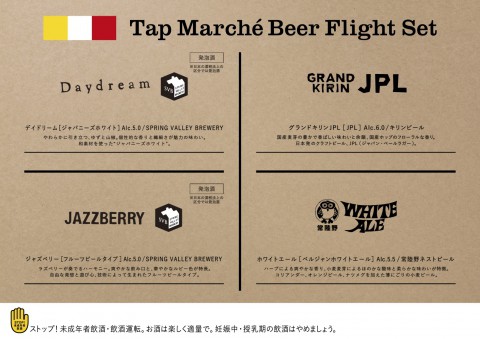 クラフトビール4種全て入れ替えました。