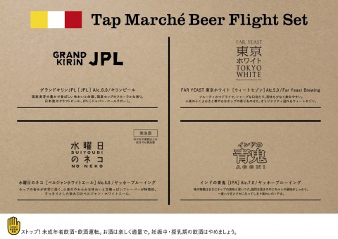 クラフトビール、今回のラインナップはこちらです。