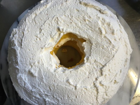 「生クリームかぼちゃシフォン」作りました。