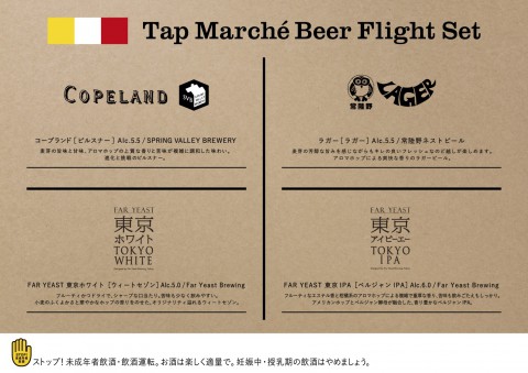 本日から提供のクラフトビール4種です。