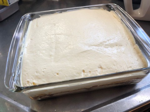 今日からのケーキは初登場の「さつまいものティラミス」です。