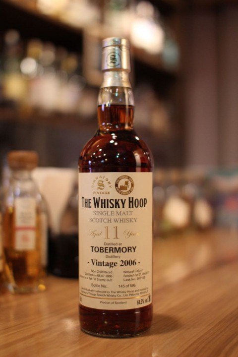 こんなのあります「トバモリー  2006 11年 ザ・ウイスキーフープ」