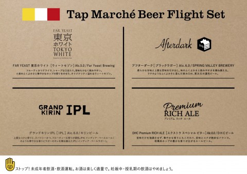 タップマルシェ、クラフトビール入れ替えです。