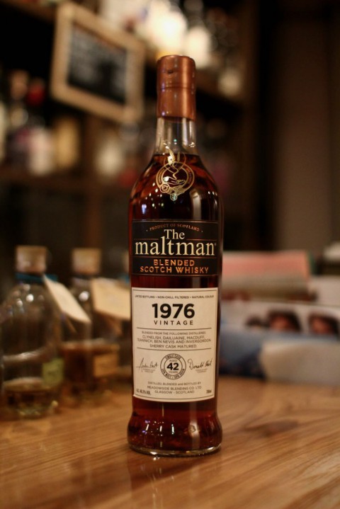 新入荷です「ザ・モルトマン 1976 42年 シェリーカスク」