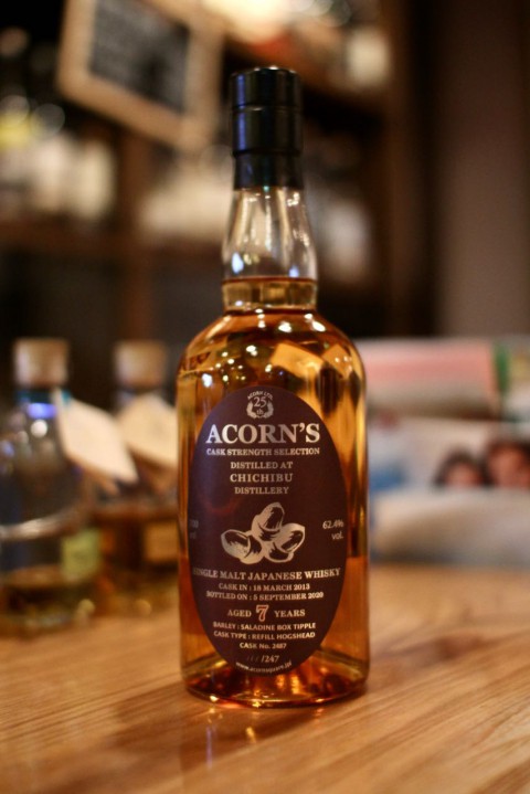 新入荷「シングルカスク秩父 7年 リフィルホグスヘッド for エイコーン 」