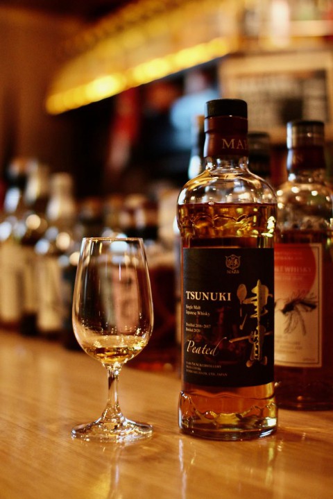 これ美味です「マルスウイスキー シングルモルト津貫 ピーテッド」