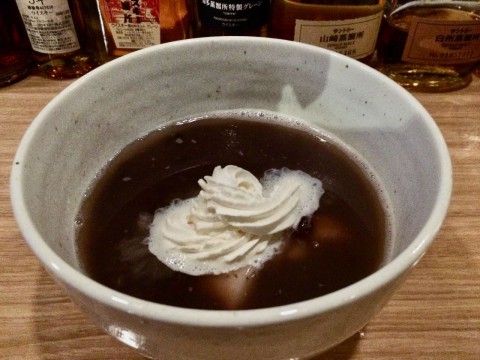 今年も始めます「生クリームしるこ」