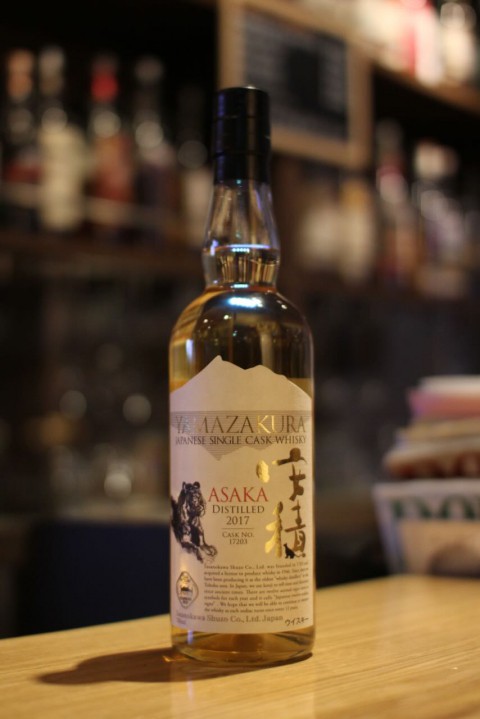 入荷です「安積蒸溜所 シングルカスク安積 2017 4年 干支ボトル」