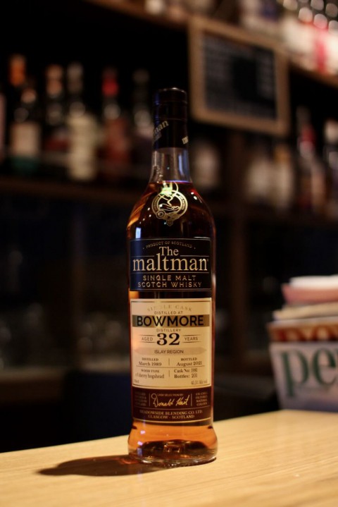入荷です「ザ・モルトマン ボウモア 1989 32年 シェリーホグスヘッド」