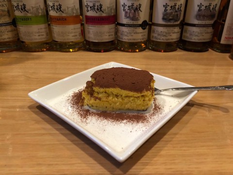 当店名物「カボチャのティラミス」は今週一杯で終了です。