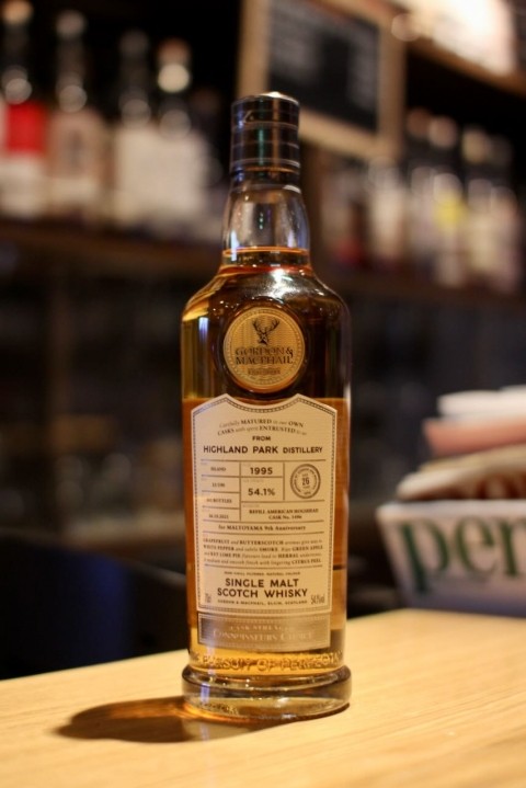 入荷です「ハイランドパーク 1995 26年 GM for モルトヤマ9周年」