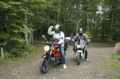 ライダーさんとテントキャンパーさん♪