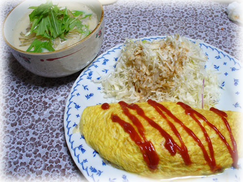 シンプルなオムレツ