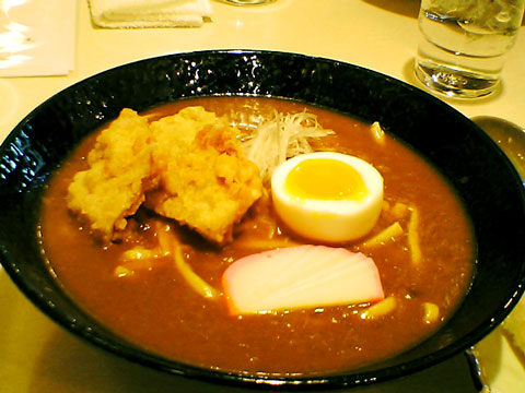 豚天カレーうどん