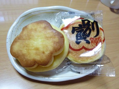 梅焼きとシュークリーム