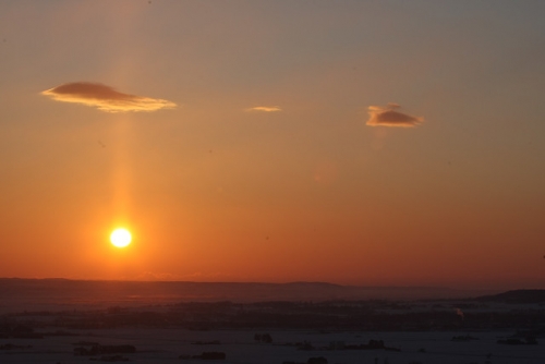 まさかの「サンピラー」でした！