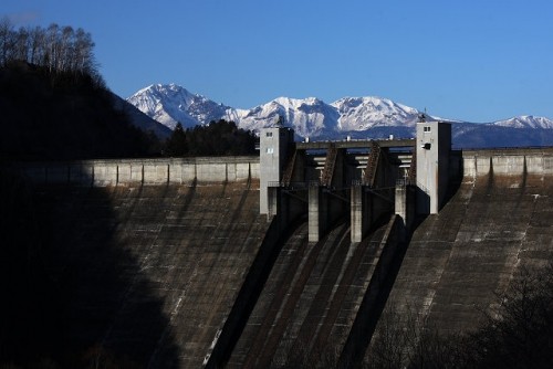 ひがし大雪の山なみ